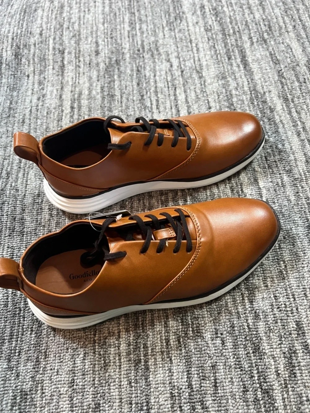 Goodfellow & Co Cognac Brown Lace-Up Oxfords Size 7